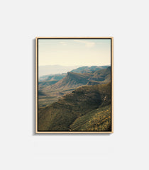 Panoramic desert hills photography framed wall art
